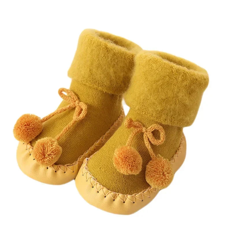 New baby floor toddler socks thick warm non-slip boys and girls baby foot socks