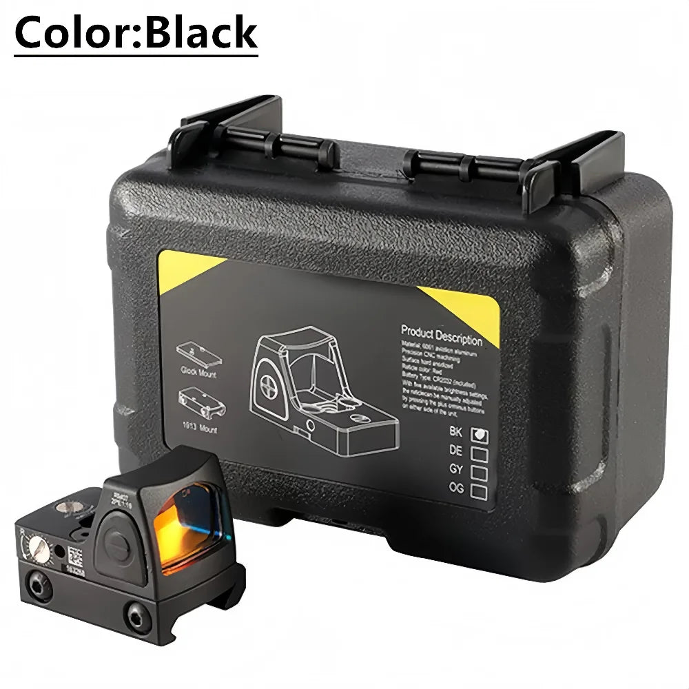 Tactical Mini Red Dot Reflex Sight 3.25 MOA RMR For Glock Pistol Scope w/ 20mm Mount