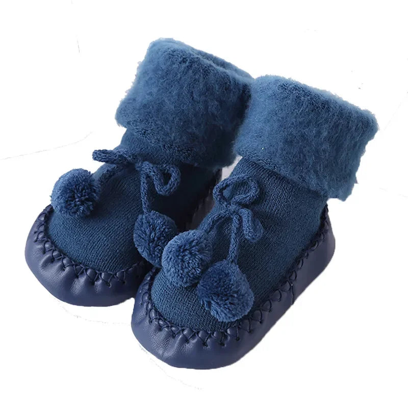New baby floor toddler socks thick warm non-slip boys and girls baby foot socks
