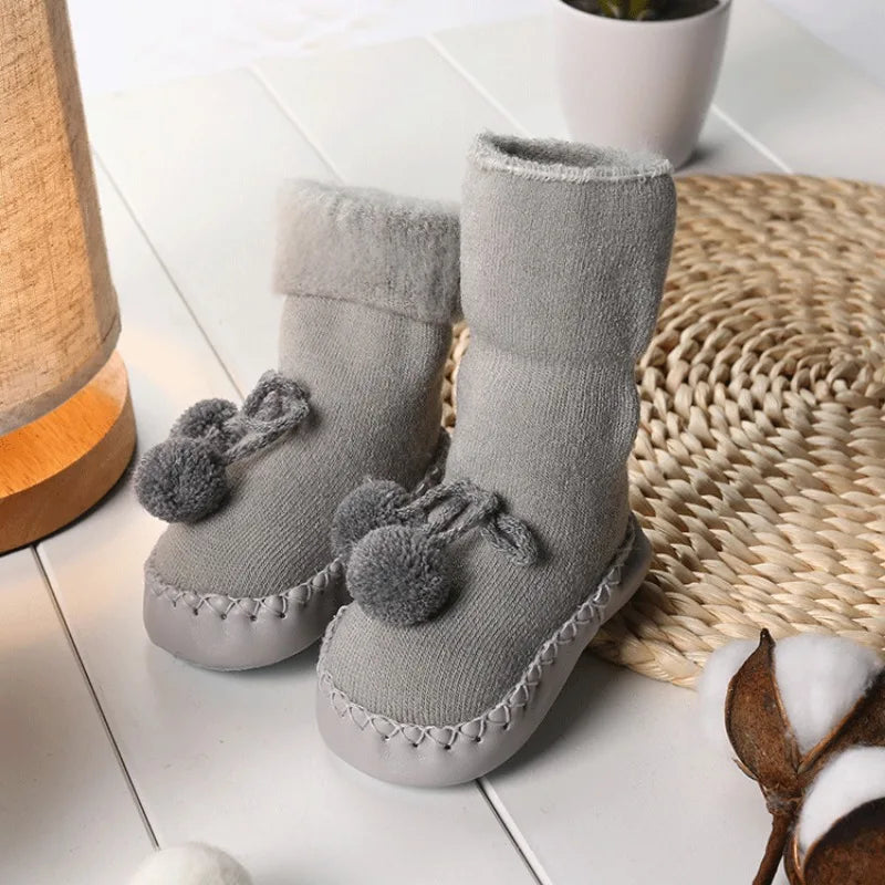 New baby floor toddler socks thick warm non-slip boys and girls baby foot socks