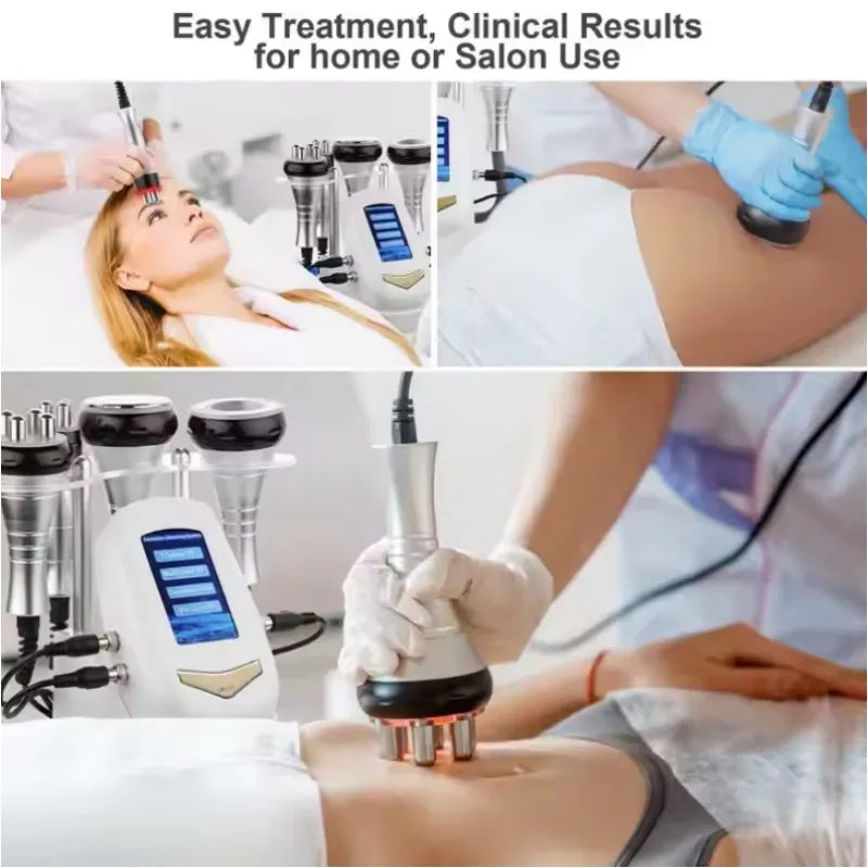 New 4/3 in 1 Cavitation Machine 40k Ultrasonic RF Shape Vacuum Frequency Liposuction Weight Loss Slimming Skin Tightening Liftin
