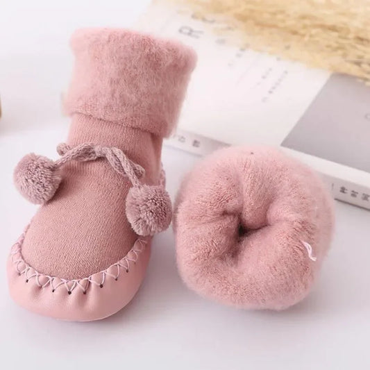 New baby floor toddler socks thick warm non-slip boys and girls baby foot socks