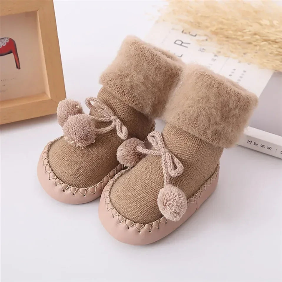 New baby floor toddler socks thick warm non-slip boys and girls baby foot socks