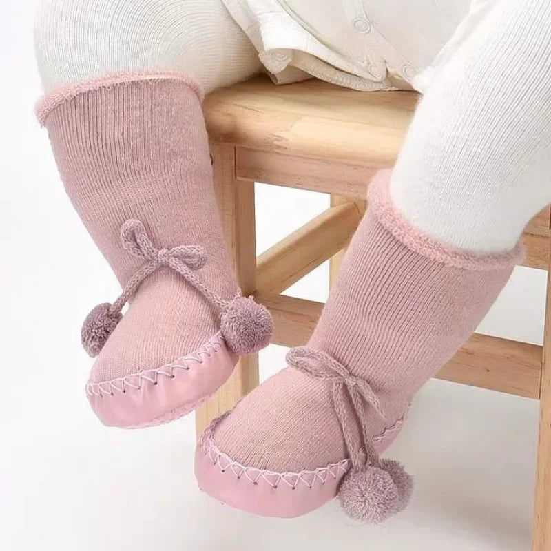 New baby floor toddler socks thick warm non-slip boys and girls baby foot socks