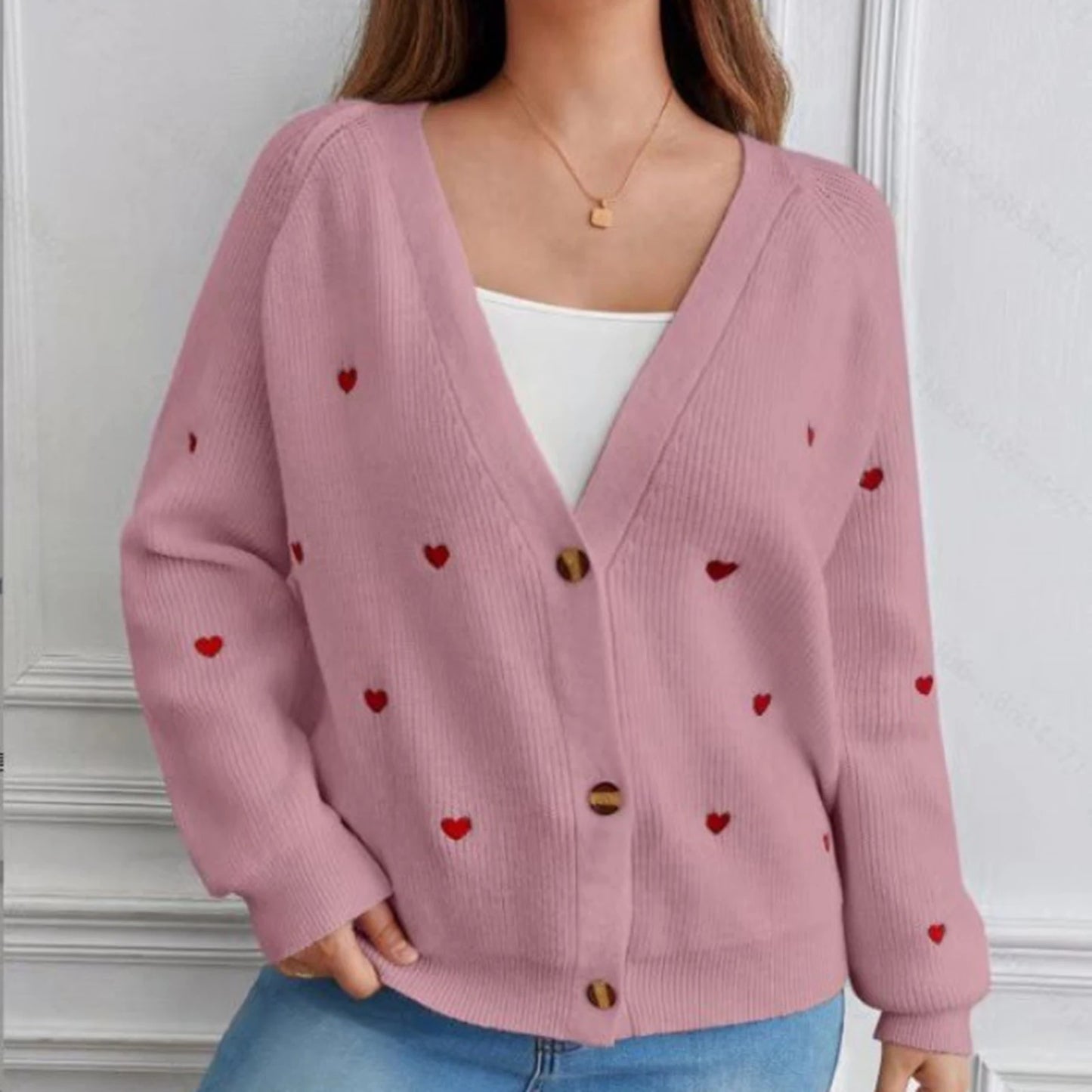 Korean Fashion Casual Minimalist Cardigan Knit Outerwear For Women Ropa Mujer Tendencia 2025 Pulls Femmes Woman Clothes New