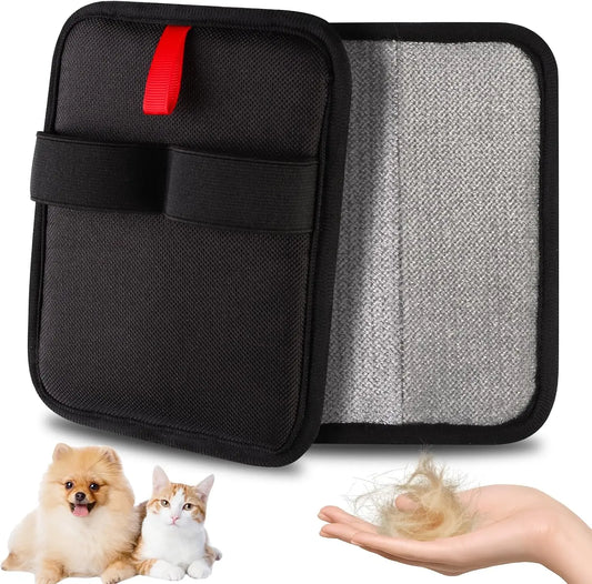 2 Pcs Pet Hair Remover Electrostatic Gloves,Static Pet Hair Remover Glove, Reusable Cat & Dog Hair Remover, for Couch, Furniture