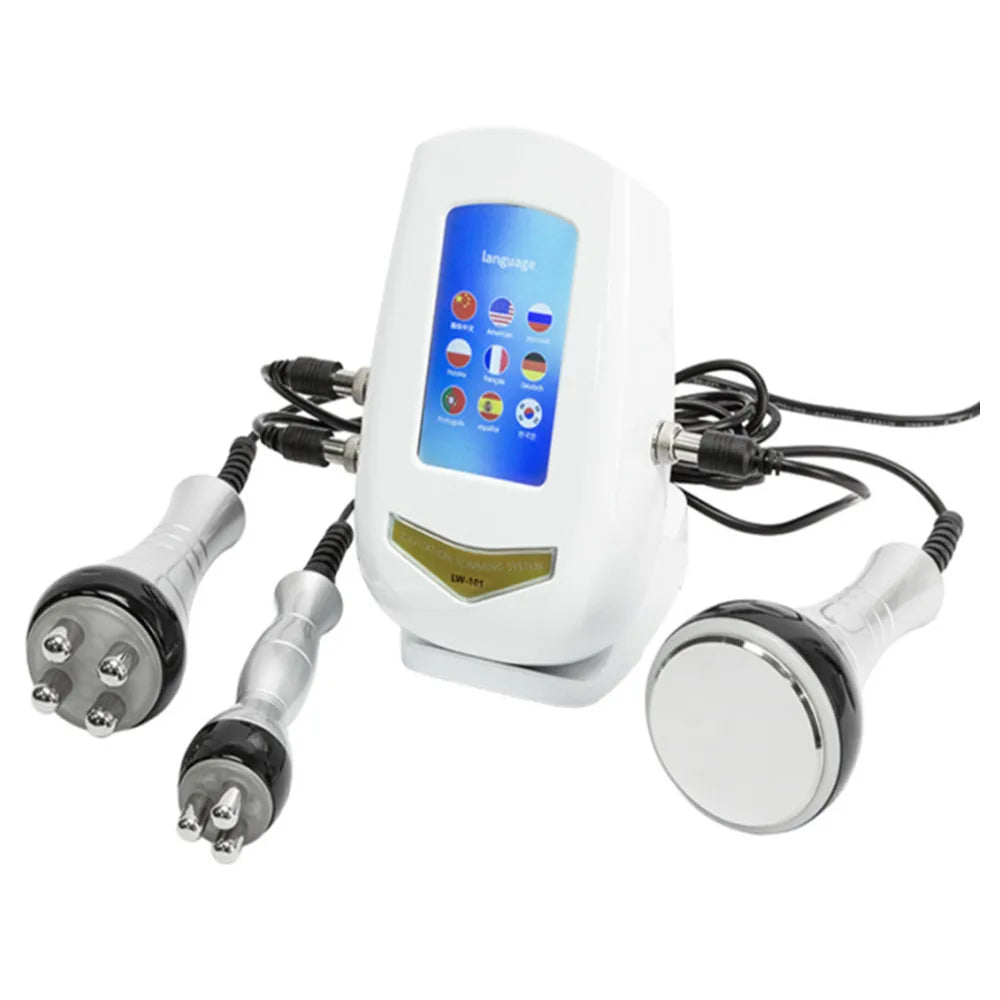 New 4/3 in 1 Cavitation Machine 40k Ultrasonic RF Shape Vacuum Frequency Liposuction Weight Loss Slimming Skin Tightening Liftin
