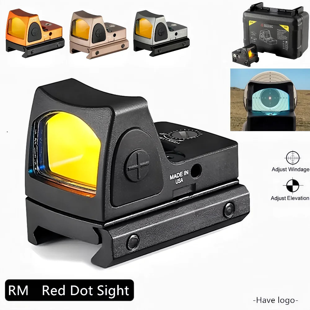 Tactical Mini  Red Dot Reflex Sight 3.25 MOA RMR For Glock Pistol Scope w/ 20mm Mount