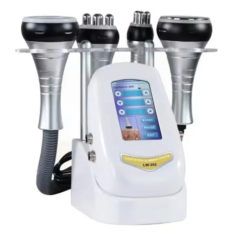New 4/3 in 1 Cavitation Machine 40k Ultrasonic RF Shape Vacuum Frequency Liposuction Weight Loss Slimming Skin Tightening Liftin