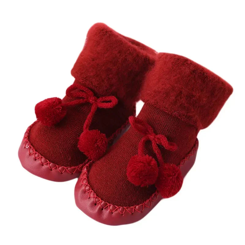 New baby floor toddler socks thick warm non-slip boys and girls baby foot socks