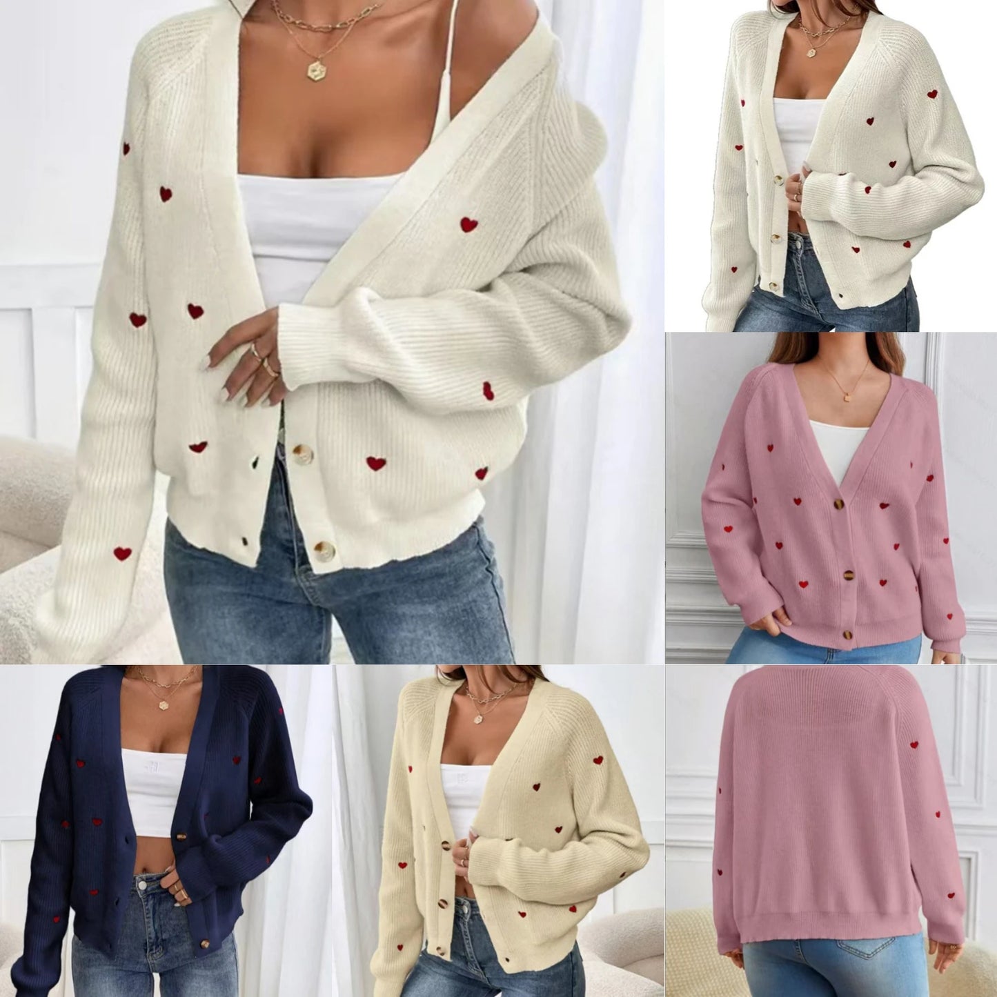 Korean Fashion Casual Minimalist Cardigan Knit Outerwear For Women Ropa Mujer Tendencia 2025 Pulls Femmes Woman Clothes New